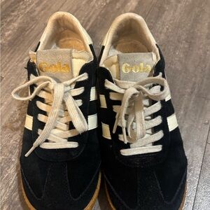 Gola Black and Cream Casual Shoes